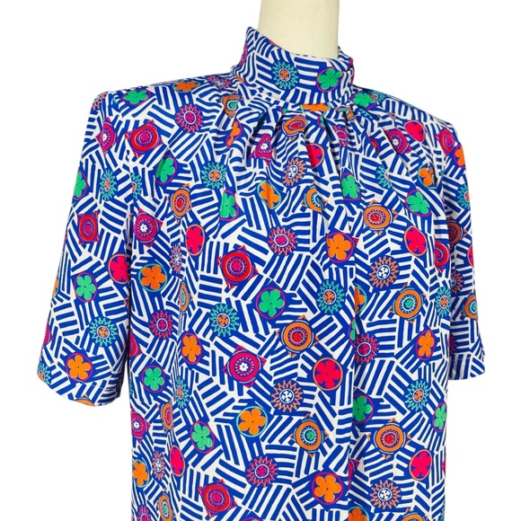 Helene St. Marie Short Sleeve Blouse - Picture 4 of 5